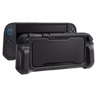 Spigen Rugged Armor dėklas Nintendo Switch 2 – matinis juodas