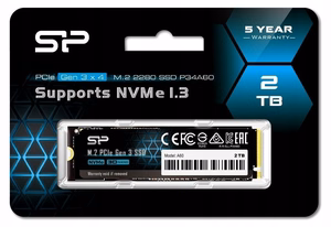 Silicon Power P34A80 M.2 2048 GB PCI Express 3.0 SLC NVMe