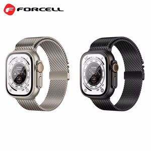 Ремешок для Apple Watch Forcell F-Design FA11 стальная застёжка 38 / 40 / 41 мм чёрный