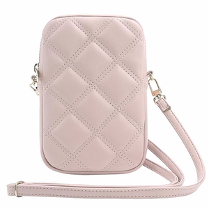 Guess krepšys GUWBZPSQSSGProžinis/pink Zip Quilted 4G