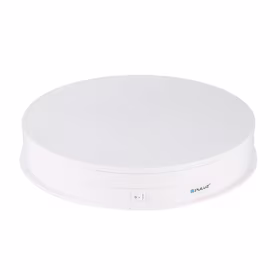 Elektrinis besisukantis eksponavimo stendas Puluz 30 cm USB (baltas)