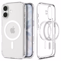 Spigen Ultra Hybrid Magnetinis dėklas telefonui iPhone 17 - Skaidrus ir baltas