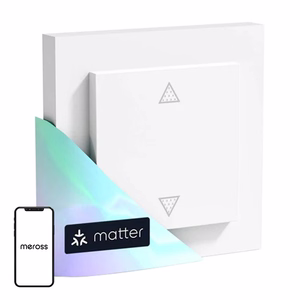 Meross MRS105MA-EU WiFi išmanusis ruloninių žaliuzių jungiklis (Matter)