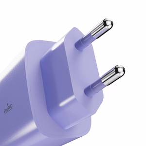 "Puro Pro Lite" 30 W USB-C sieninis įkroviklis - violetinės spalvos