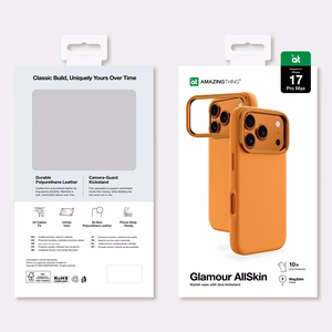 AmazingThing Glamour dėklas iPhone 17 Pro Max - Oranžinis