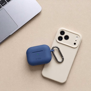 Tech-Protect Силиконовый чехол Hook для AirPods Pro - тёмно-синий