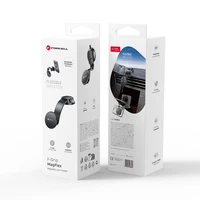 FORCELL F-GRIP MagFlex magnetinis automobilinis laikiklis priekinio stiklo ir prietaisų skydelio, suderinamas su MagSafe, juodas