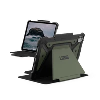 UAG Metropolis SE dėklas su stovu ir Apple Pencil laikikliu iPad Pro 11" 2024 - žalias