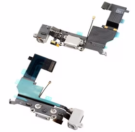 Lanksčioji jungtis skirta iPhone SE audio ir įkrovimo kontaktų, su mikrofonu balta ORG