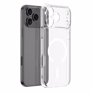 Dux Ducis CLIN MAG Чехол совместимый с MagSafe для iPhone 17 Pro (Open Ring Version) прозрачный