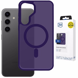 3mk Smoke MagCase dėklas Samsung Galaxy S25 - violetinis