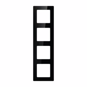 Четырёхместная рамка розетки Avatto N-TS10-Frame-B4 (чёрная)