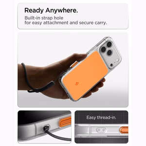 Spigen Ultra Hybrid MagSafe dėklas iPhone 18 Pro Max / 17 Pro Max, oranžinis