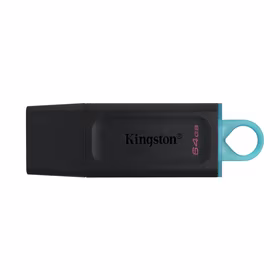 Kingston Technology DataTraveler Exodia USB atmintukas 64 GB USB A tipo 3.2 Gen 1 (3.1 Gen 1) Juoda, Turkis