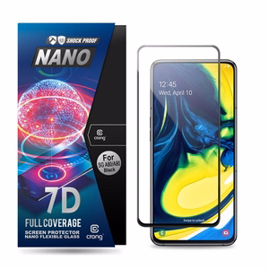 Crong 7D Nano Flexible Glass 9H hibridinis ekrano stiklas, skirtas Samsung Galaxy A80 / A90