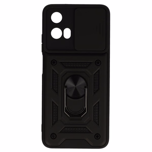 Slide Camera Armor dėklas telefonui Motorola Moto G35 5G juodas