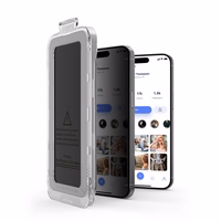 Tech-Protect Quick Set Spy+ Privatumo stiklas 2-jų rinkinys iPhone 15 / 16