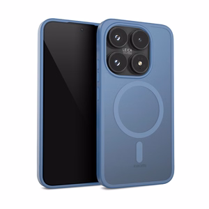 Crong Hybrid Matte Magnetic MagSafe dėklas, skirtas Xiaomi 17, mėlynas