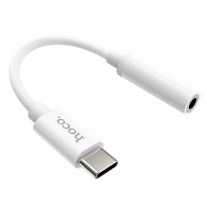 Adapteris HOCO USB Type-C (M) - ausinių jungtis 3.5mm (F)
