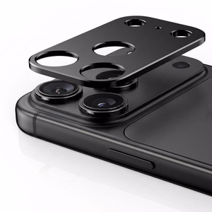 Tech-Protect Camalloy Fit+ kameros dangtelis, skirtas iPhone 18 Pro, juodas