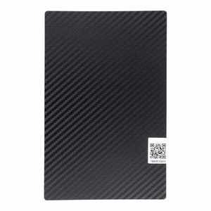 Plėvelė galiniam dangteliui 180 x 120 mm 10 vnt. - karbonas