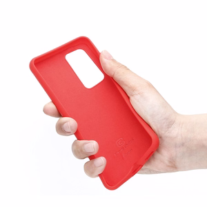 Crong Color Cover dėklas, skirtas Huawei P40, raudonas