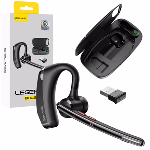 Blavec Legend 5 Multipoint Bluetooth ausinė su mikrofonu (BHLE5-B), juoda