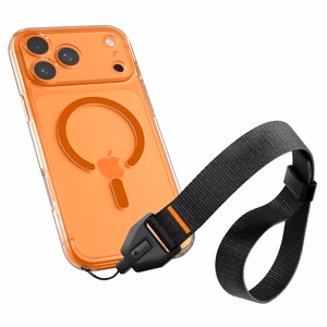 Spigen universalus reguliuojamas telefono riešo dirželis, juodas
