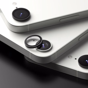 Ringke Camera Frame apsauginis stiklas 2 vnt. iPhone 16e - juoda