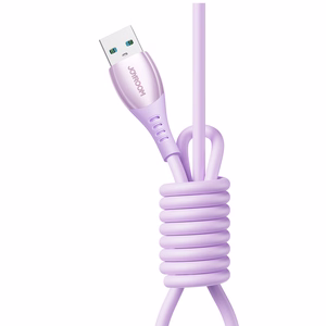 Joyroom S-A59 Vibrant Series 3A USB-A - Lightning laidas 1.2m - violetinis