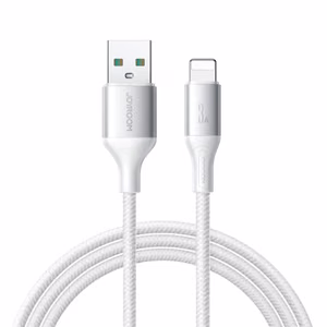 "Joyroom S-A28 Flash Series 3A USB-A - "Lightning" laidas 1 m - baltas