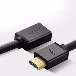 Ugreen HD107 10141 HDMI (vyriškas) - HDMI (moteriškas) 4K laidas 1m - juodas