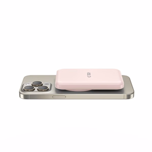 Tech-Protect LifeMag PB10 išorinė baterija su MagSafe 5000mAh 15W USB-C jungtimi - rožinė + USB-C kabelis