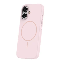 Silicone Thin Mag case for iPhone 16 Pro Max 6,9" light pink