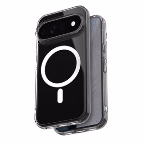 Crong Hybrid Clear Magnetic MagSafe dėklas, skirtas Google Pixel 11 Pro XL, skaidrus