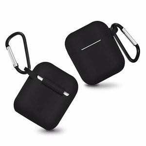 Silikoninis dėklas Airpods Tipas 1 - juodas
