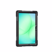 Crong Defender Plus - Rugged dėklas Samsung Galaxy Tab A11+ 10.9" (juodas)