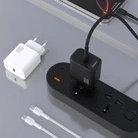 Dudao A27PCEU PD 30W GaN USB-C Wall Įkroviklis with USB-C Laidas - Juodas