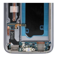 FixCell ekranas LCD SAMSUNG S7 su rėmeliu juodas (refurb)