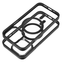 COLOR EDGE MAG COVER dėklas telefonui suderinamas su Magnetiniu IPHONE 13 Pro juodas
