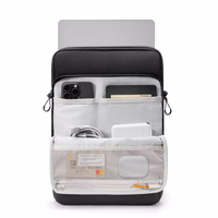 Tech-Protect Defender VR krepšys nešiojamam kompiuteriui 15–16" - juodas