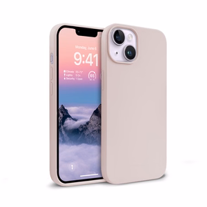 Crong Color Cover case for iPhone 14 Plus, sand pink