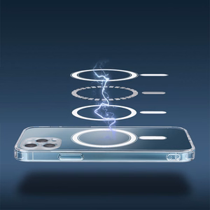 Anti Shock 1,5 mm Mag чехол iPhone 15 Pro Max 6,7" прозрачный защита камеры