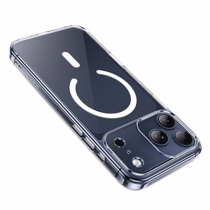 Borofone dėklas BI5 Ice Shield Magnetic Iphone 17 Pro skaidrus