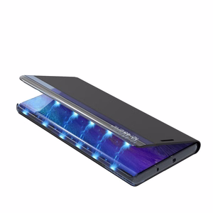 Naujas Sleep dėklas knygos tipo dėklas su stovo funkcija Samsung Galaxy A02s EU mėlynas