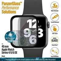 PanzerGlass Lenktas antibakterinis grūdintas stiklas Apple Watch 4/5/6/SE - 40mm - juodas