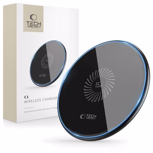Tech-Protect QI15W-C1 индуктивное зарядное устройство 15W - чёрный