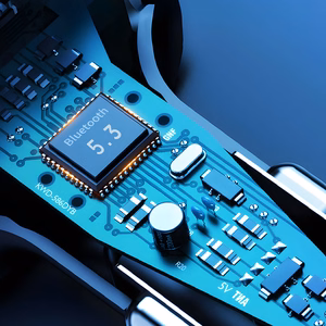 Dudao R2PRO+ siųstuvas su PD25W Bluetooth 5.3 RGB įkrovimo jungtimis - juodas ir sidabrinis