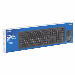 Savio KB-03 Клавиатура с мышью USB QWERTY чёрная