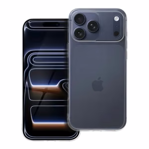 Clear Case 2 mm skaidrus dėklas iPhone 17 Pro Max / 18 Pro Max (žemas kameros kraštas)